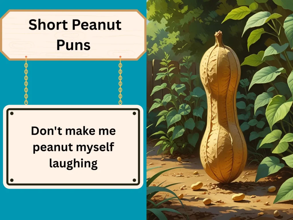 Short Peanut Puns