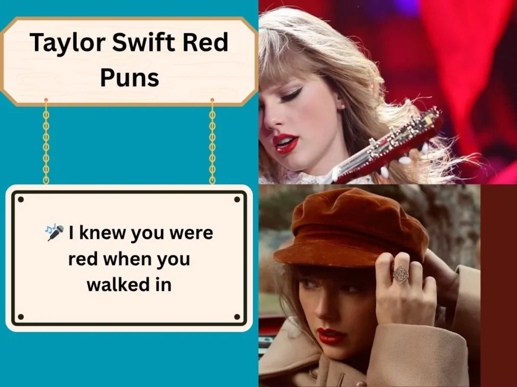 Taylor Swift Red Puns