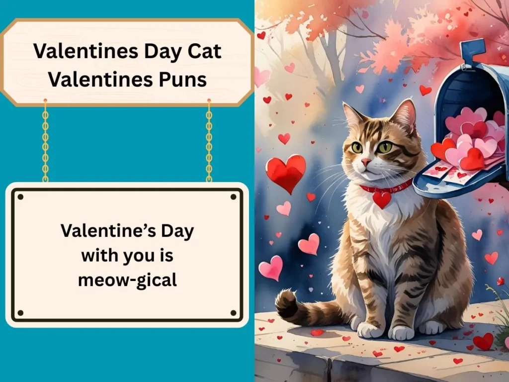 Valentines Day Cat Valentines Puns