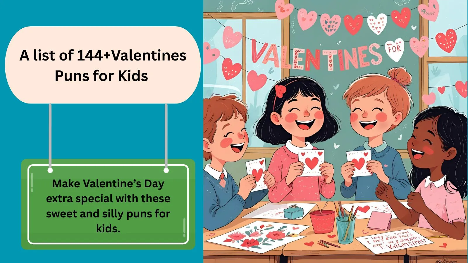 You are currently viewing 144+Valentines Puns for Kids That Are Sweet and Funny 2025