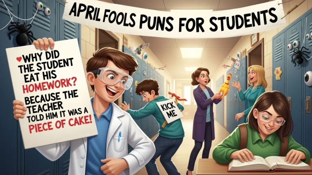April Fools Puns for Students