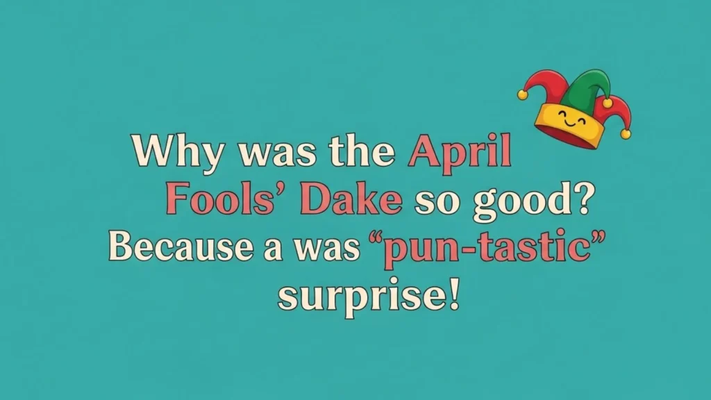 April Fools Puns One Liners