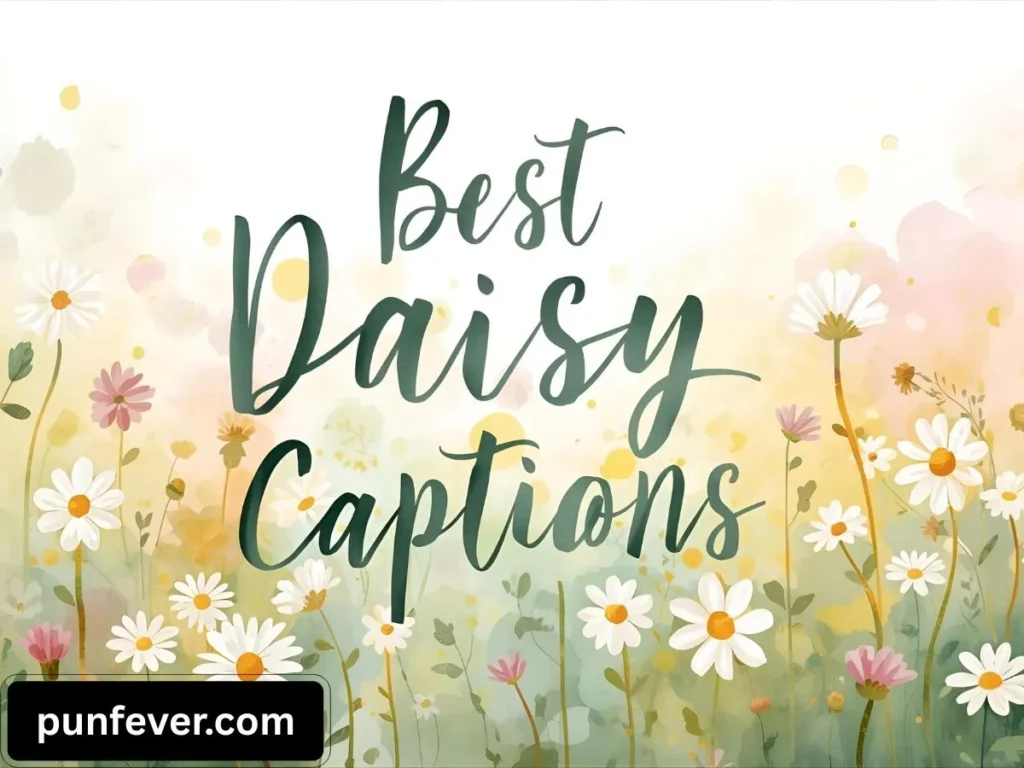 Best Daisy Puns Captions