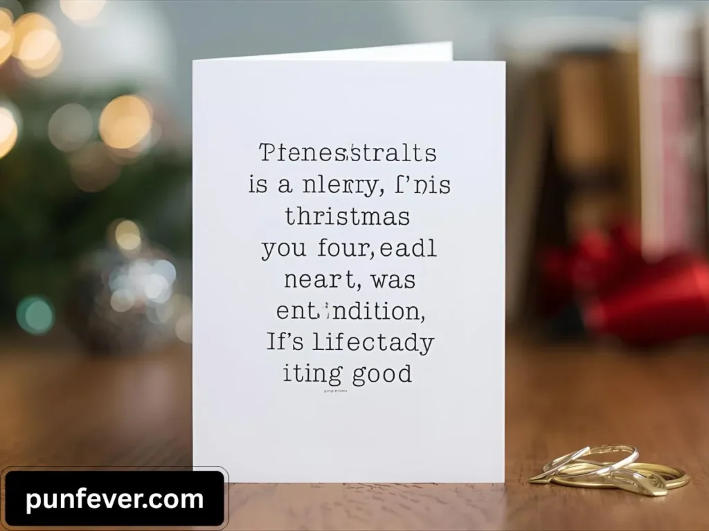 Funny Christmas Card Puns