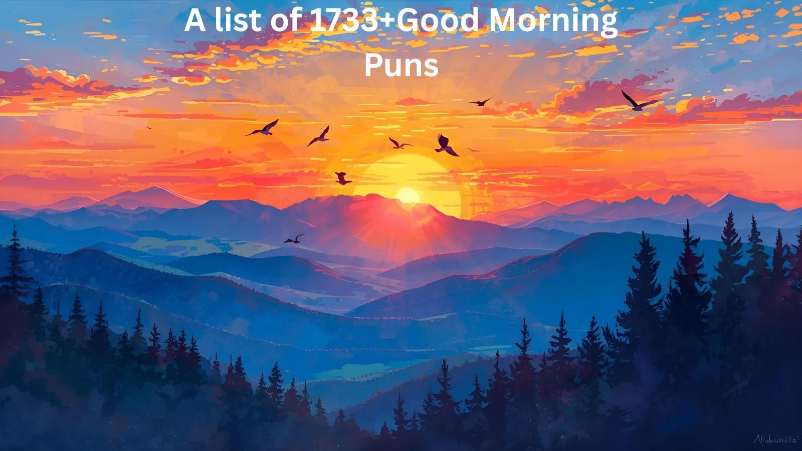 Read more about the article 1733+Good Morning Puns to Start Your Day with a Smile
