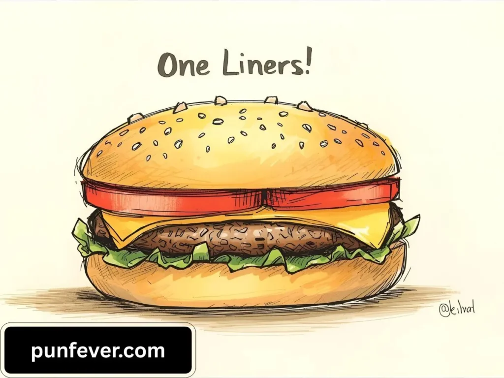  Hamburger Puns One Liners