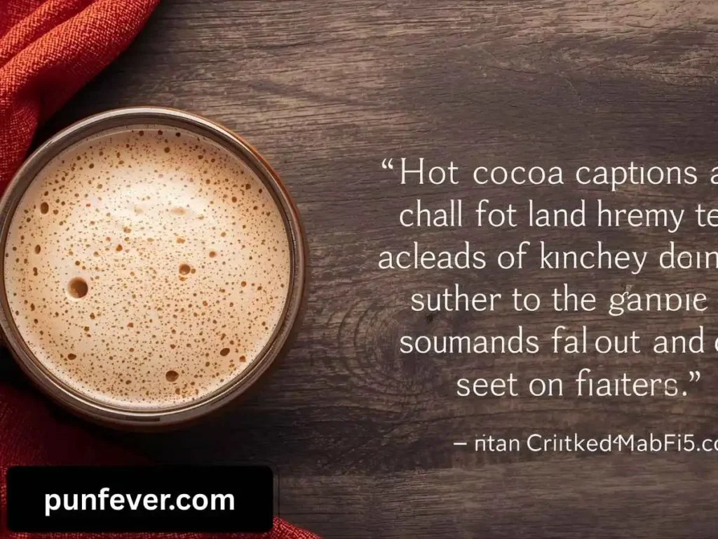 Hot Cocoa Puns Captions