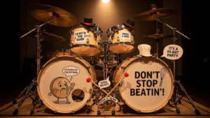 Read more about the article 109+ Drum Puns So Good, You’ll Be Beating With Laughter