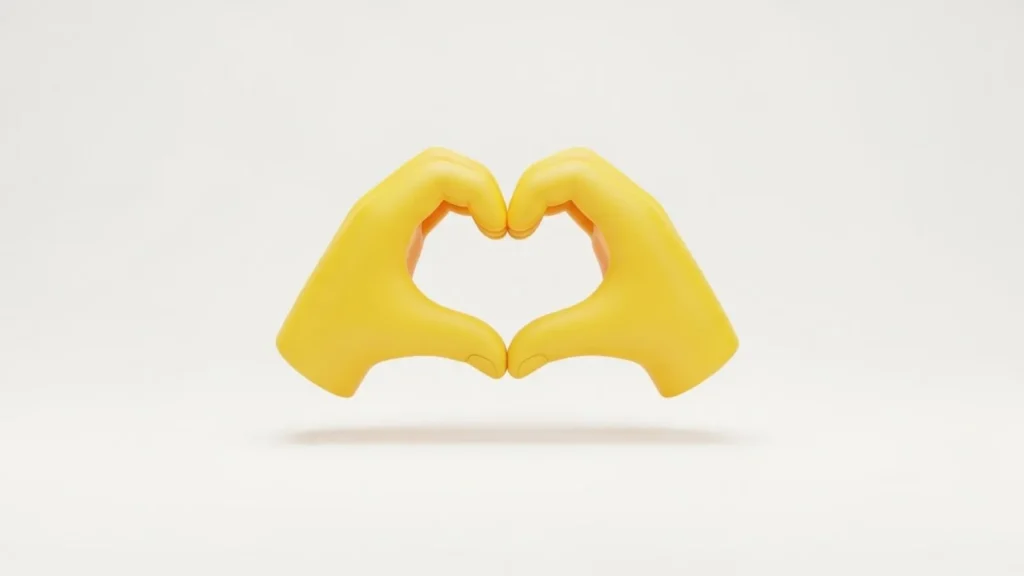 Heart Hands Emoji